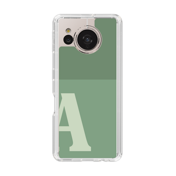 Slim Protection Case［ Original - initial two tone - A green ］
