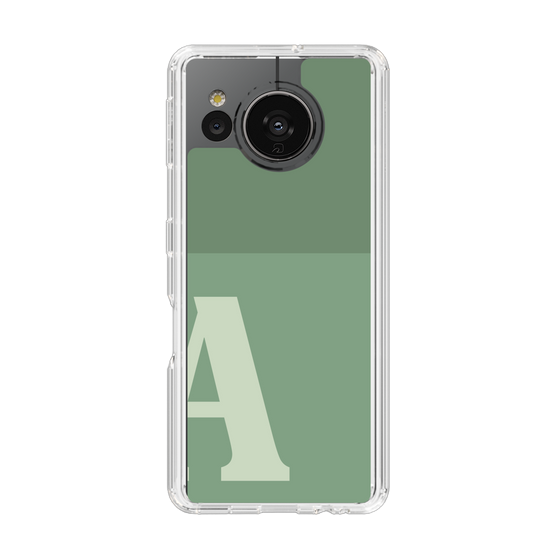 Slim Protection Case［ Original - initial two tone - A green ］