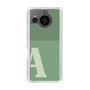Slim Protection Case［ Original - initial two tone - A green ］
