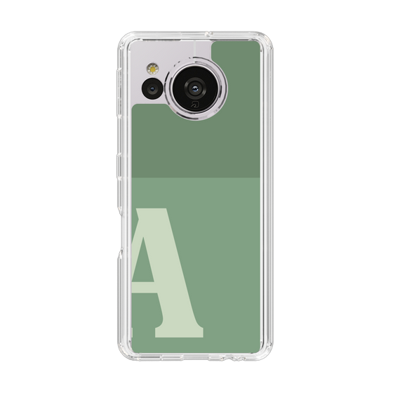 Slim Protection Case［ Original - initial two tone - A green ］