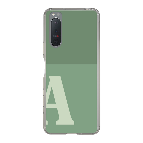 Slim Protection Case［ Original - initial two tone - A green ］