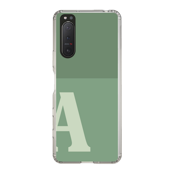 Slim Protection Case［ Original - initial two tone - A green ］