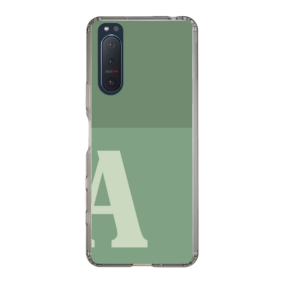 Slim Protection Case［ Original - initial two tone - A green ］