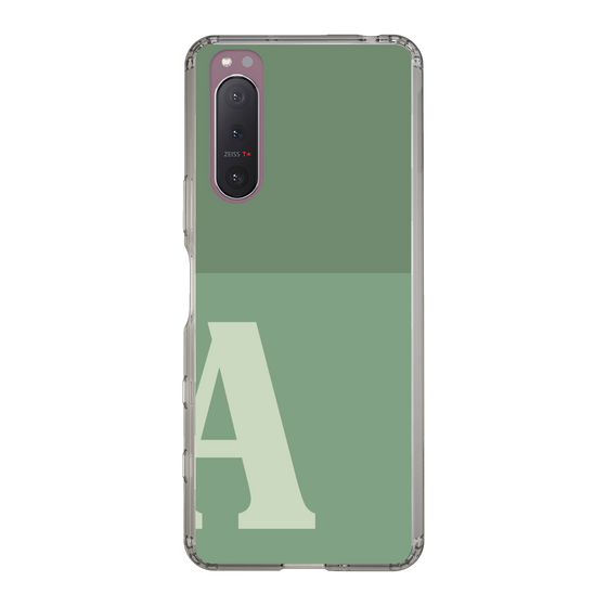 Slim Protection Case［ Original - initial two tone - A green ］