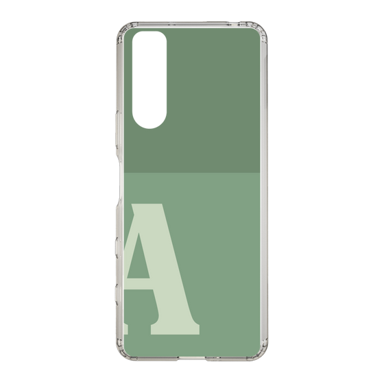 Slim Protection Case［ Original - initial two tone - A green ］