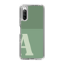 Slim Protection Case［ Original - initial two tone - A green ］