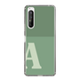 Slim Protection Case［ Original - initial two tone - A green ］