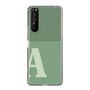 Slim Protection Case［ Original - initial two tone - A green ］