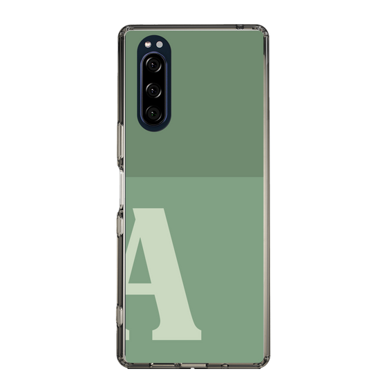 Slim Protection Case［ Original - initial two tone - A green ］