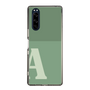 Slim Protection Case［ Original - initial two tone - A green ］