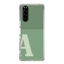 Slim Protection Case［ Original - initial two tone - A green ］