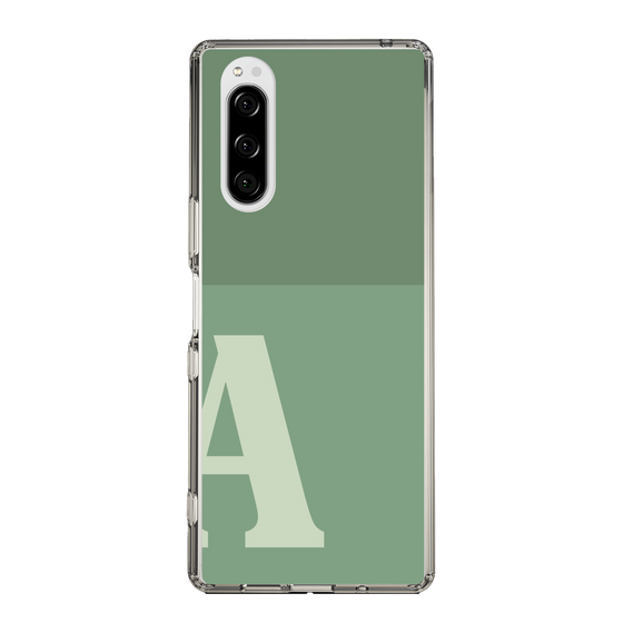 Slim Protection Case［ Original - initial two tone - A green ］