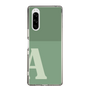 Slim Protection Case［ Original - initial two tone - A green ］