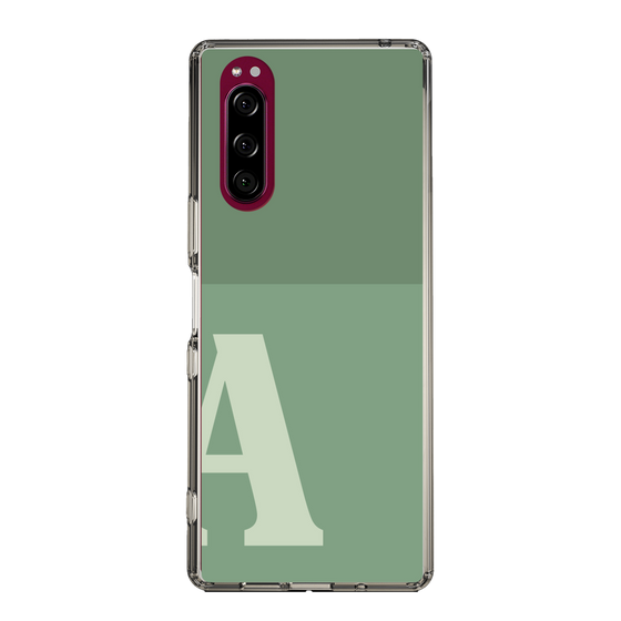 Slim Protection Case［ Original - initial two tone - A green ］