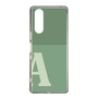 Slim Protection Case［ Original - initial two tone - A green ］