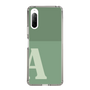 Slim Protection Case［ Original - initial two tone - A green ］