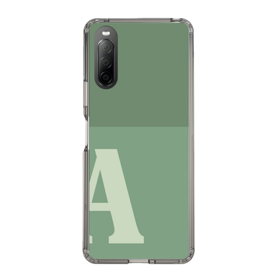 Slim Protection Case［ Original - initial two tone - A green ］