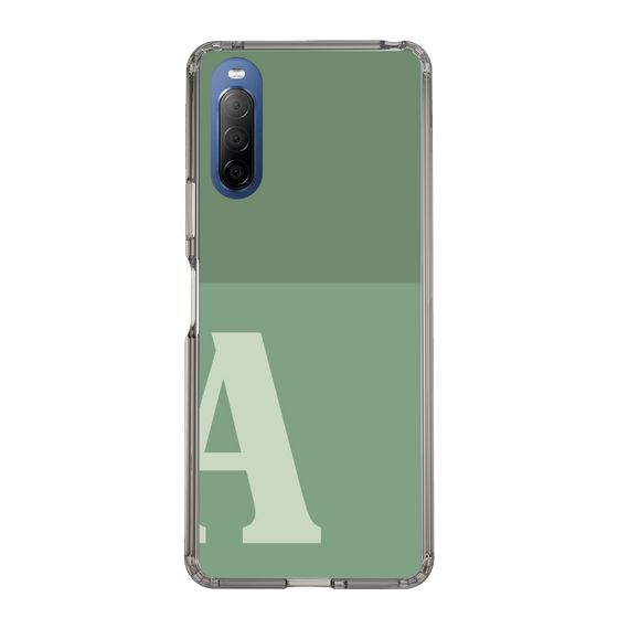 Slim Protection Case［ Original - initial two tone - A green ］
