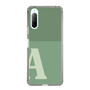 Slim Protection Case［ Original - initial two tone - A green ］