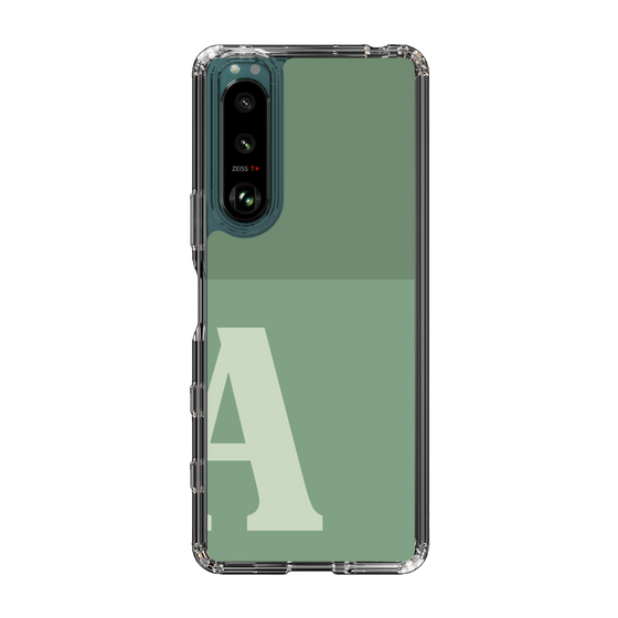 Slim Protection Case［ Original - initial two tone - A green ］