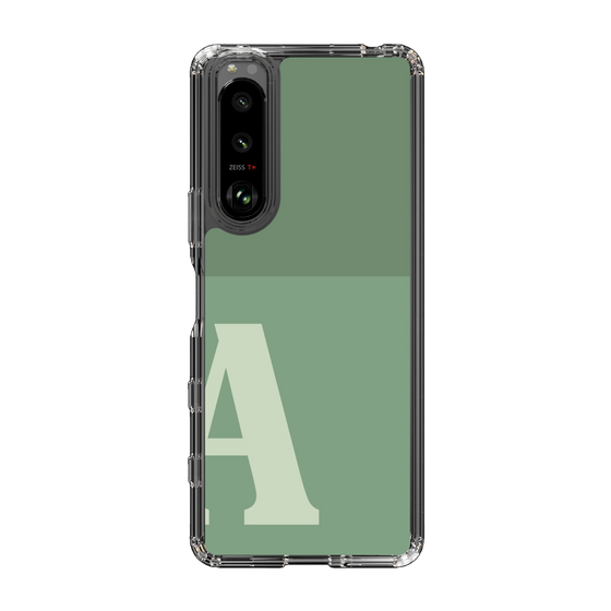 Slim Protection Case［ Original - initial two tone - A green ］