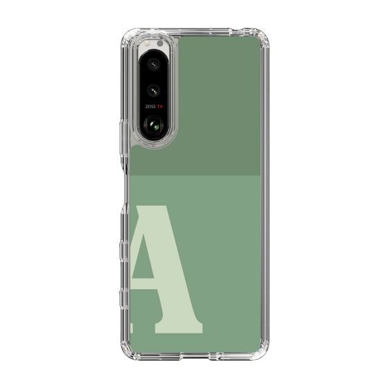 Slim Protection Case［ Original - initial two tone - A green ］