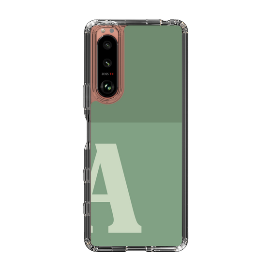 Slim Protection Case［ Original - initial two tone - A green ］