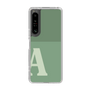 Slim Protection Case［ Original - initial two tone - A green ］