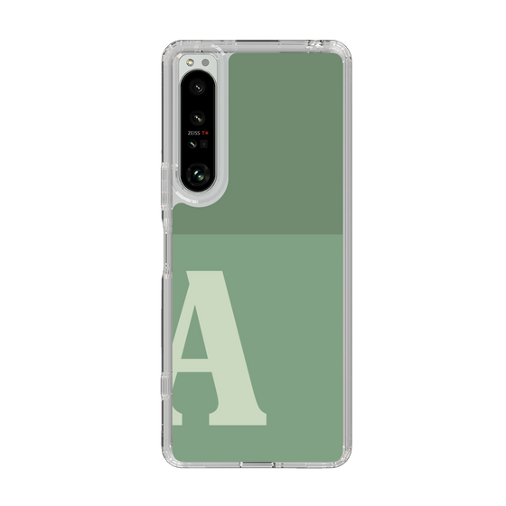 Slim Protection Case［ Original - initial two tone - A green ］