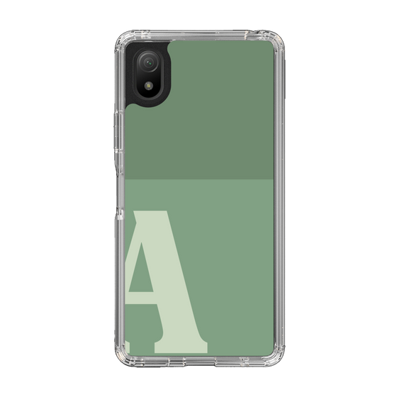 Slim Protection Case［ Original - initial two tone - A green ］