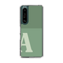 Slim Protection Case［ Original - initial two tone - A green ］