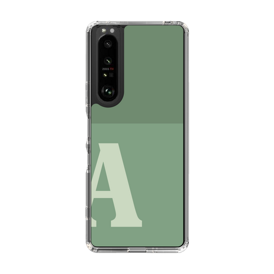 Slim Protection Case［ Original - initial two tone - A green ］