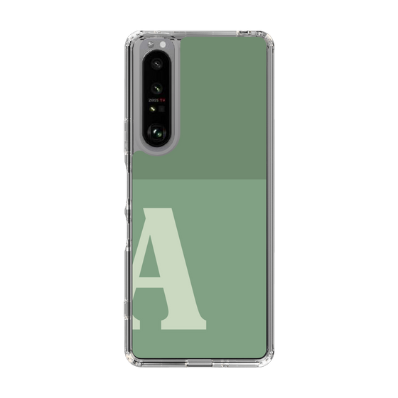 Slim Protection Case［ Original - initial two tone - A green ］