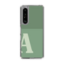 Slim Protection Case［ Original - initial two tone - A green ］