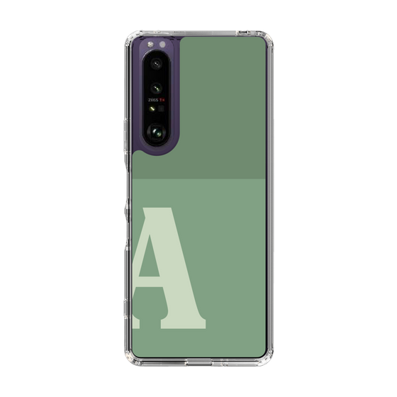 Slim Protection Case［ Original - initial two tone - A green ］