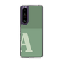 Slim Protection Case［ Original - initial two tone - A green ］