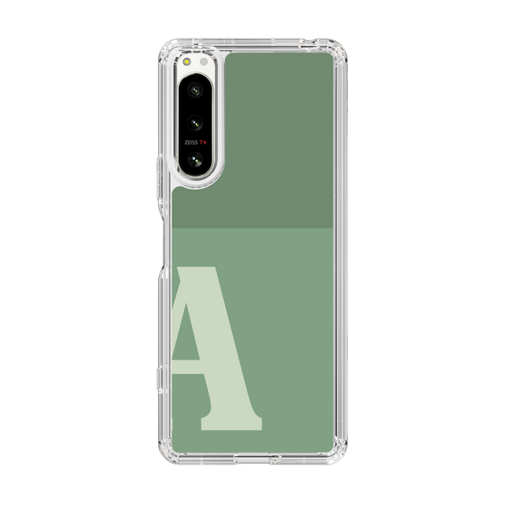 Slim Protection Case［ Original - initial two tone - A green ］
