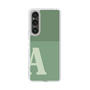 Slim Protection Case［ Original - initial two tone - A green ］