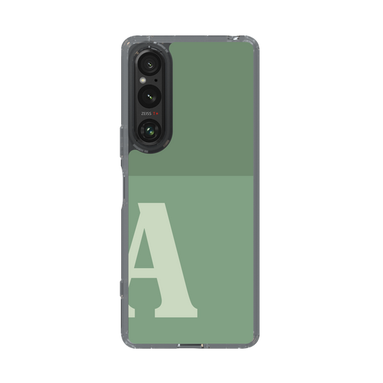Slim Protection Case［ Original - initial two tone - A green ］
