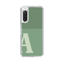 Slim Protection Case［ Original - initial two tone - A green ］