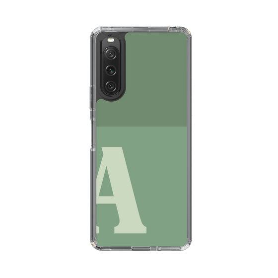 Slim Protection Case［ Original - initial two tone - A green ］