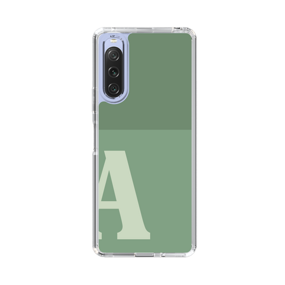 Slim Protection Case［ Original - initial two tone - A green ］