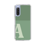 Slim Protection Case［ Original - initial two tone - A green ］