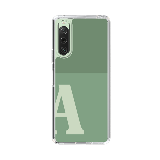 Slim Protection Case［ Original - initial two tone - A green ］