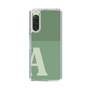 Slim Protection Case［ Original - initial two tone - A green ］