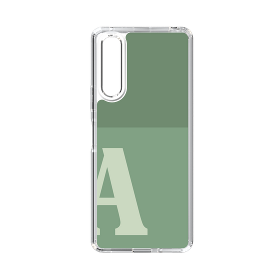 Slim Protection Case［ Original - initial two tone - A green ］