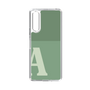 Slim Protection Case［ Original - initial two tone - A green ］