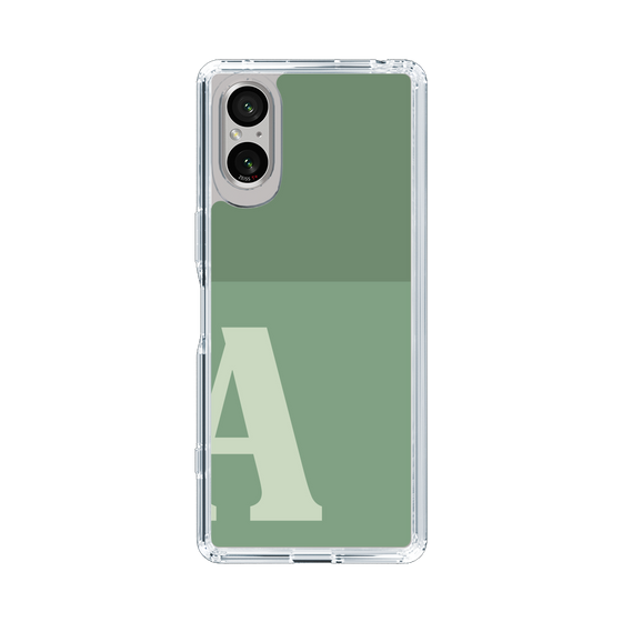 Slim Protection Case［ Original - initial two tone - A green ］