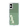 Slim Protection Case［ Original - initial two tone - A green ］