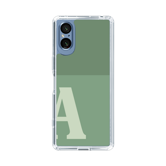 Slim Protection Case［ Original - initial two tone - A green ］